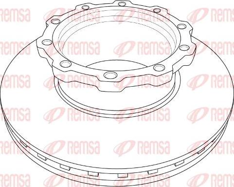 Kawe NCA1207.20 - Disc frana aaoparts.ro