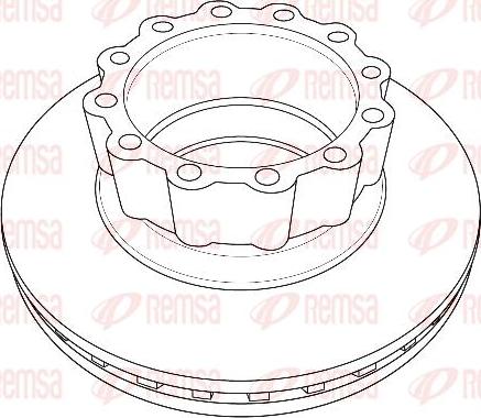 Kawe NCA1229.20 - Disc frana aaoparts.ro