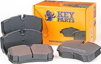 Key Parts KBP1863 - Set placute frana,frana disc aaoparts.ro