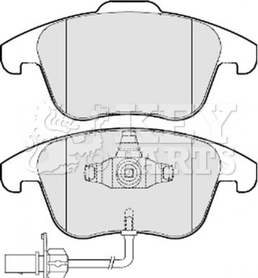 VW 8K0 698 151 P - Set placute frana,frana disc aaoparts.ro