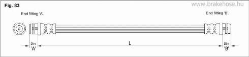 KK95KFT FT4778 - Furtun frana aaoparts.ro
