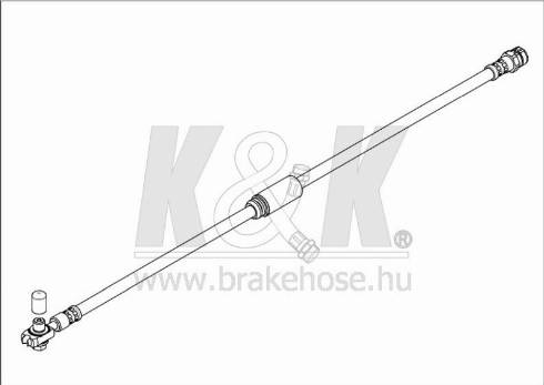KK95KFT FT1535 - Furtun frana aaoparts.ro