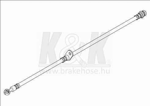 KK95KFT FT1841 - Furtun frana aaoparts.ro