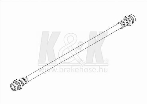 KK95KFT FT1842 - Furtun frana aaoparts.ro
