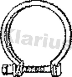 Klarius 430002 - Conector teava, sistem de esapament aaoparts.ro