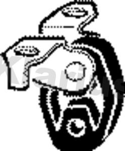 Klarius 420 654 - Suport, toba esapament aaoparts.ro