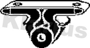 Klarius 420744 - Suport, toba esapament aaoparts.ro