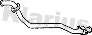 Klarius 140074 - Racord evacuare aaoparts.ro