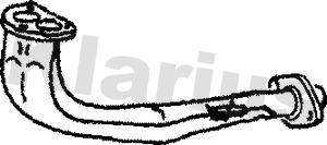 Klarius 110157 - Racord evacuare aaoparts.ro