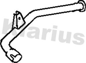 Klarius 120475 - Racord evacuare aaoparts.ro