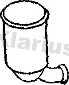 Klarius 390111 - Filtru funingine / particule, sist.de esapament aaoparts.ro