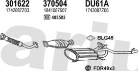 Klarius 300044U - Sistem de esapament aaoparts.ro
