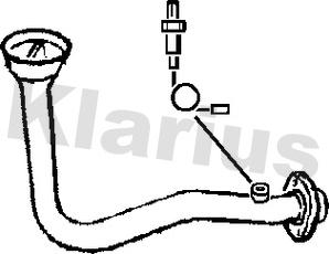 Klarius 301678 - Racord evacuare aaoparts.ro