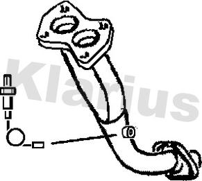 Klarius 301049 - Racord evacuare aaoparts.ro
