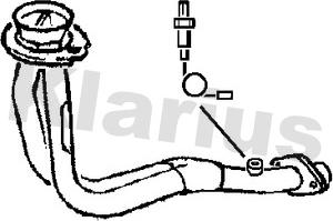 Klarius 301176 - Racord evacuare aaoparts.ro
