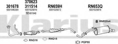 Klarius 720737U - Sistem de esapament aaoparts.ro
