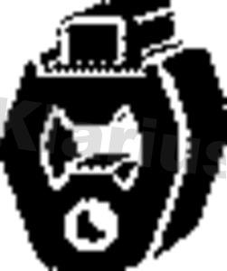 Klarius FDR55 - Suport, toba esapament aaoparts.ro