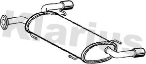 Klarius SZ178M - Toba esapament finala aaoparts.ro