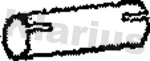 Klarius VW148T - Manson distantier, esapament aaoparts.ro