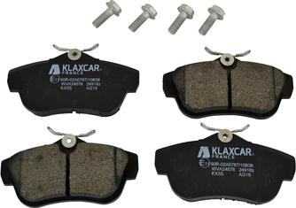 Klaxcar France 24918z - Set placute frana,frana disc aaoparts.ro