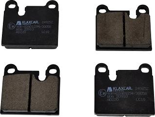 Klaxcar France 24925z - Set placute frana,frana disc aaoparts.ro
