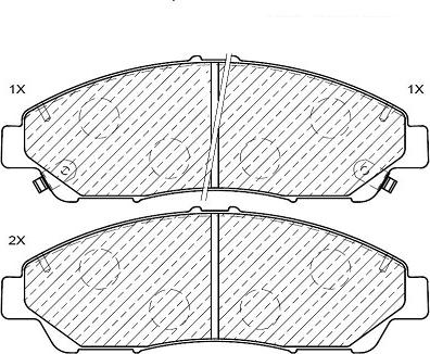 Klaxcar France 24657z - Set placute frana,frana disc aaoparts.ro
