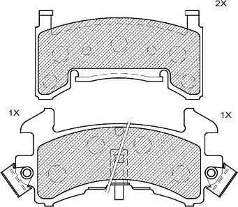 BENDIX D154 - Set placute frana,frana disc aaoparts.ro