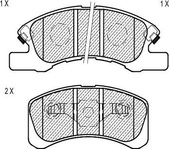 Klaxcar France 24623z - Set placute frana,frana disc aaoparts.ro