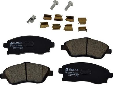 Klaxcar France 24896z - Set placute frana,frana disc aaoparts.ro