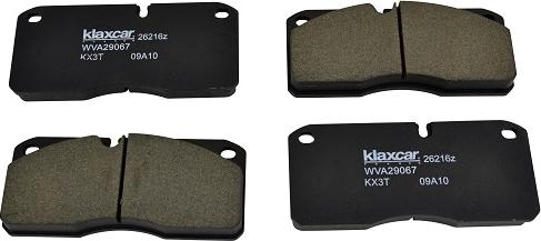 Klaxcar France 26216z - Set placute frana,frana disc aaoparts.ro