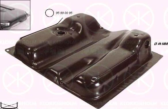 Klokkerholm 9557007 - Rezervor combustibil aaoparts.ro