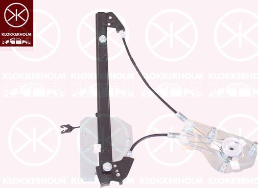 Klokkerholm 95071901 - Mecanism actionare geam aaoparts.ro