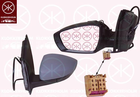 Klokkerholm 95071023 - Oglinda exterioara aaoparts.ro