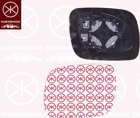 Klokkerholm 95851065 - Sticla oglinda, oglinda retrovizoare exterioara aaoparts.ro