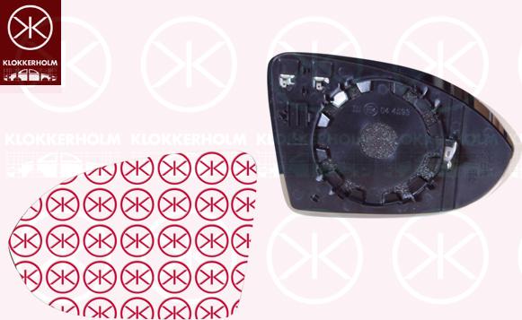 Klokkerholm 95311061 - Sticla oglinda, oglinda retrovizoare exterioara aaoparts.ro