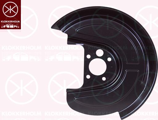 Klokkerholm 9523875 - Protectie stropire,disc frana aaoparts.ro