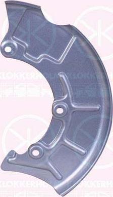 Klokkerholm 9523378 - Protectie stropire,disc frana aaoparts.ro