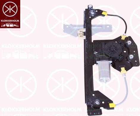 Klokkerholm 55081902 - Mecanism actionare geam aaoparts.ro