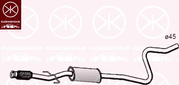 Klokkerholm 55088665 - Toba esapamet intermediara aaoparts.ro