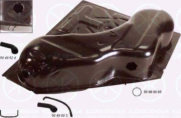 Klokkerholm 5049019 - Rezervor combustibil aaoparts.ro