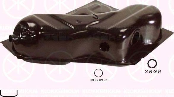 Klokkerholm 5050006 - Rezervor combustibil aaoparts.ro