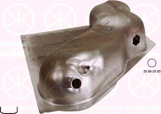 Klokkerholm 5050007 - Rezervor combustibil aaoparts.ro