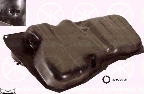 Klokkerholm 5020017 - Rezervor combustibil aaoparts.ro