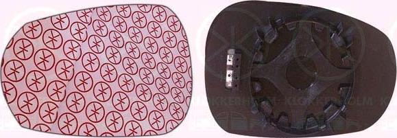 Klokkerholm 60321064 - Sticla oglinda, oglinda retrovizoare exterioara aaoparts.ro