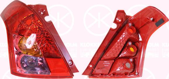 Klokkerholm 68140713 - Lampa spate aaoparts.ro