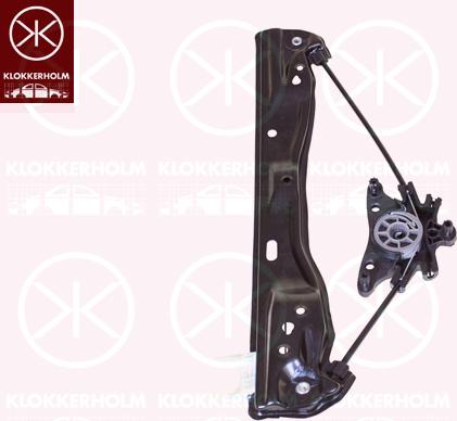 Klokkerholm 00681901 - Mecanism actionare geam aaoparts.ro