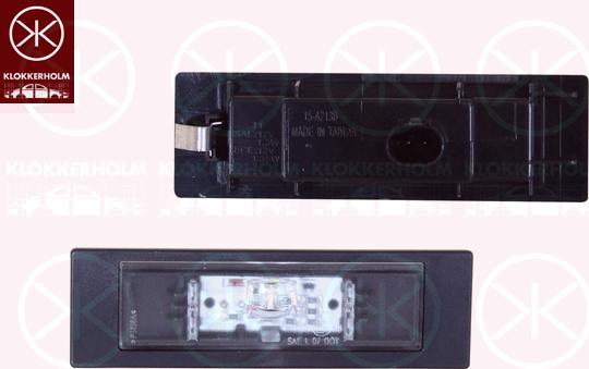Klokkerholm 00850855 - Iluminare numar de circulatie aaoparts.ro