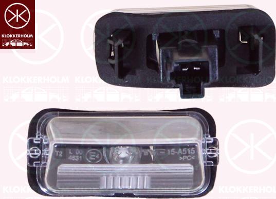 Klokkerholm 81640850 - Iluminare numar de circulatie aaoparts.ro