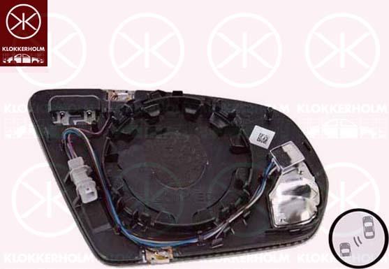 Klokkerholm 35101065A1 - Sticla oglinda, oglinda retrovizoare exterioara aaoparts.ro