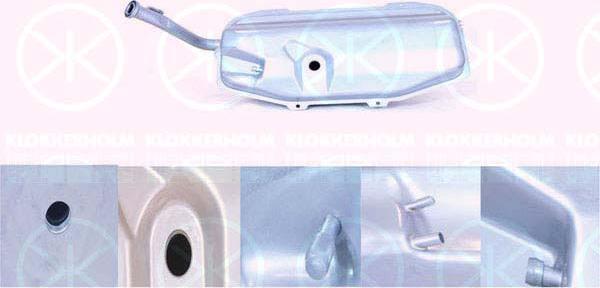 Klokkerholm 3526008 - Rezervor combustibil aaoparts.ro